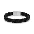 Suede & Smooth Leather Bracelet - Mens Steel Leather Bracelets - The Steel Shop