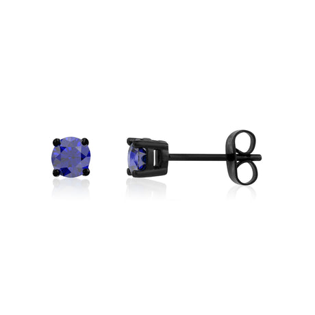 藍石螺柱 |5MM - 男士耳環 - 鋼鐵店