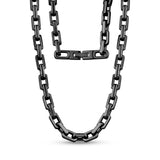 Elongated Link Chain | 7MM - Men Necklace - The Steel Shop