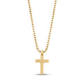 Mini Beveled Edge Cross Pendant - unisex pendant - The Steel Shop