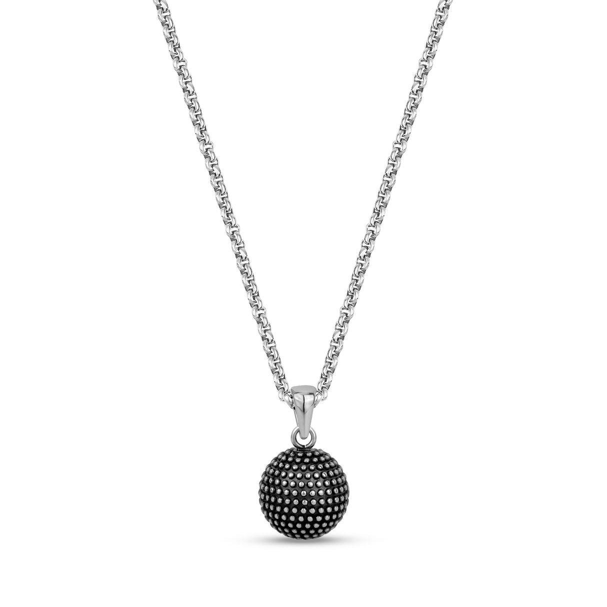 Textured Sphere Pendant - Women Pendant - The Steel Shop