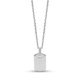 Mini Stone-Set Dog Tag