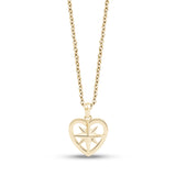 North Star Heart Pendant - Women Pendant - The Steel Shop