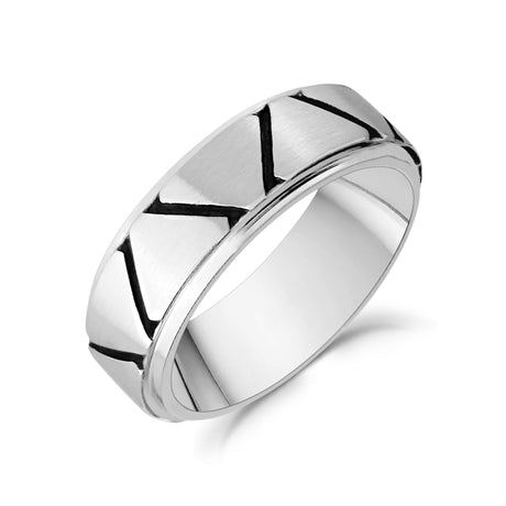 6mm三角形設計不鏽鋼可雕刻帶環