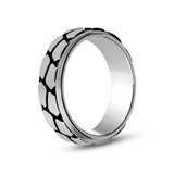 7mm鵝卵石設計不鏽鋼可雕刻帶環