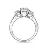 女士戒指 - 不鏽鋼圓形三位一體戒指